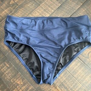 Navy High Waist Bottom